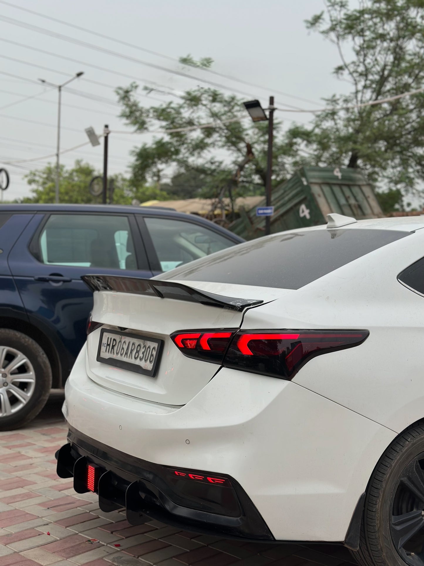 Hyundai Verna ABS Diffuser & Ductail Spoiler (2018-2022)