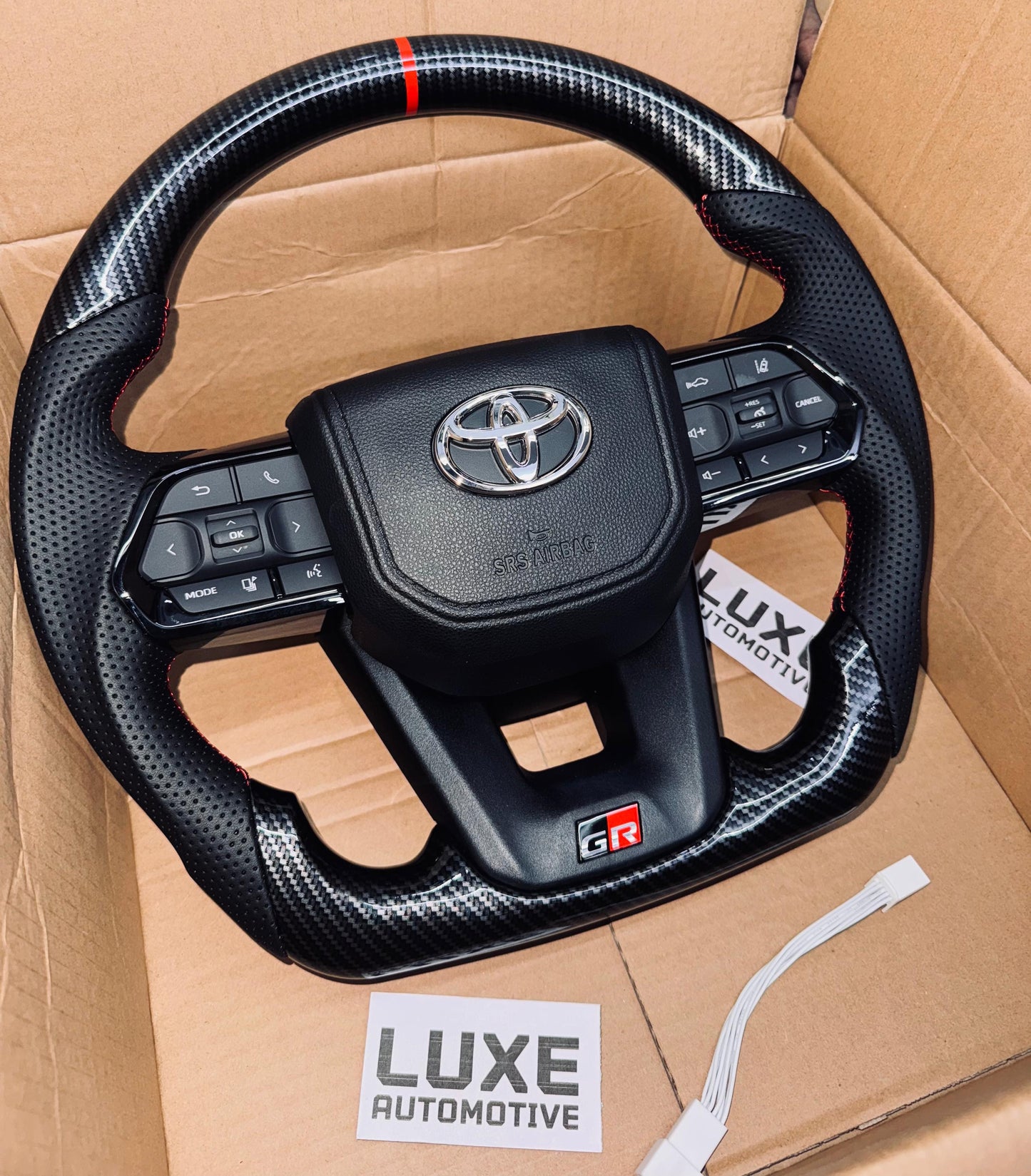 TOYOTA LC300 GR STEERING WHEEL WITHOUT PADDLE SHIFTERS
