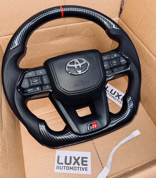 TOYOTA LC300 GR STEERING WHEEL WITHOUT PADDLE SHIFTERS