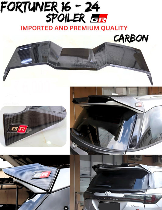 TOYOTA FORTUNER 2016 ONWARDS GR SPOILER | CARBON FIBRE