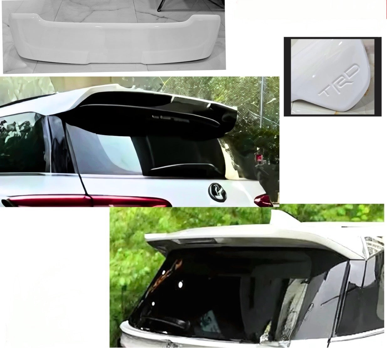 TRD STYLE REAR SPOILER FOR TOYOTA FORTUNER TYPE 3 & TYPE 4 (2015-2025)