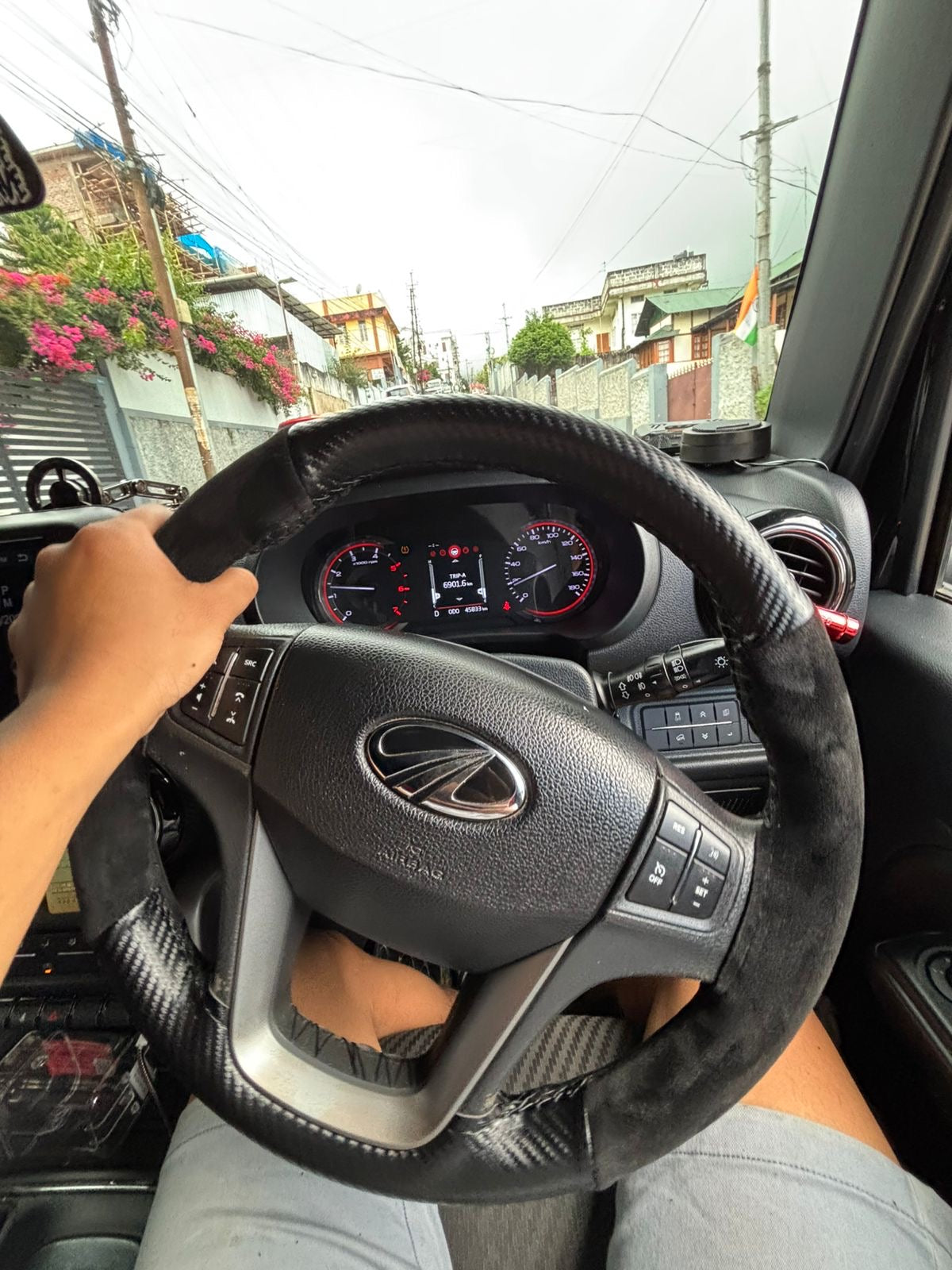 1) Alacantara STEERING COVER