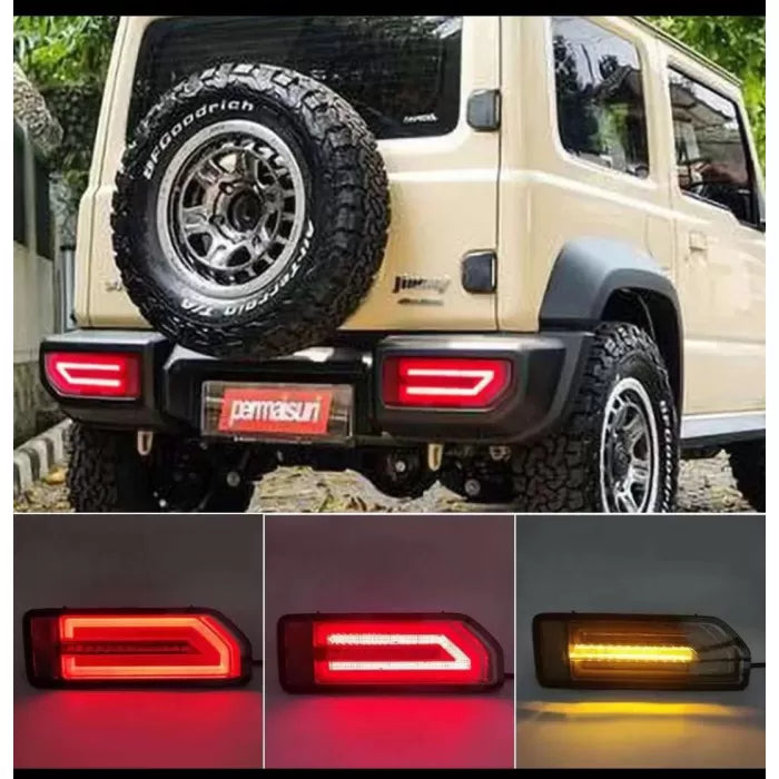 Maruti Suzuki Jimny 2022 Onwards Modified LED Tail Light With Matrix Turn Signal