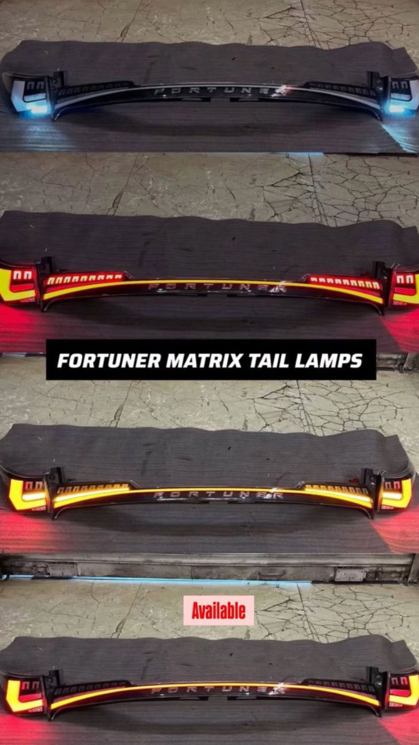 Toyota fortuner led Tail Lights