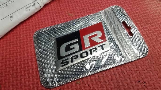 GR Steering Metal Sticker | Universal Car Emblem Badge
