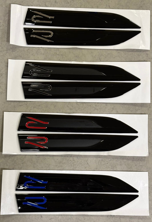 VW POLO R-Line Fender Emblems | Aftermarket OEM-style fit and finish in Multiple Colour Options