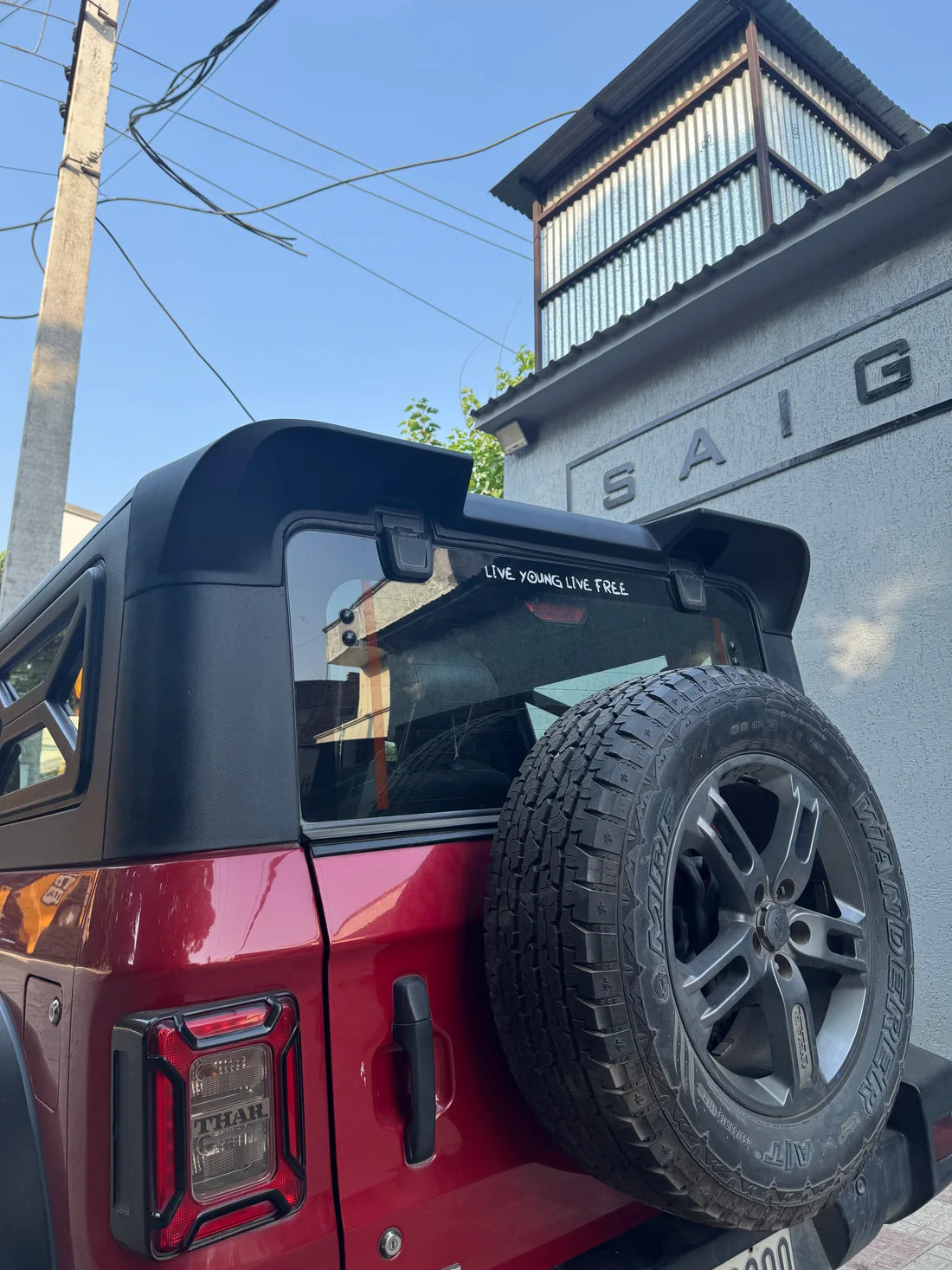 Thar 3-Door Spoiler - Only PREPAID as its Custom Product please dont Opt COD