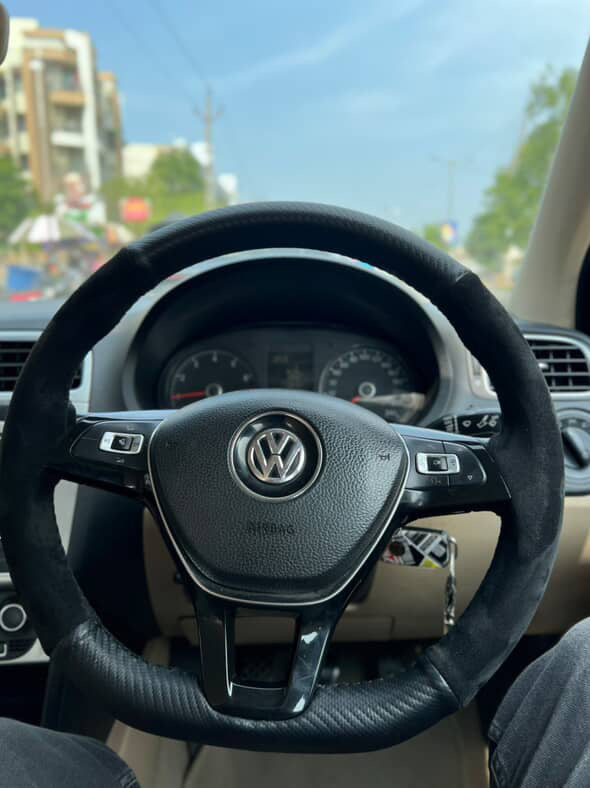 1) Alacantara STEERING COVER