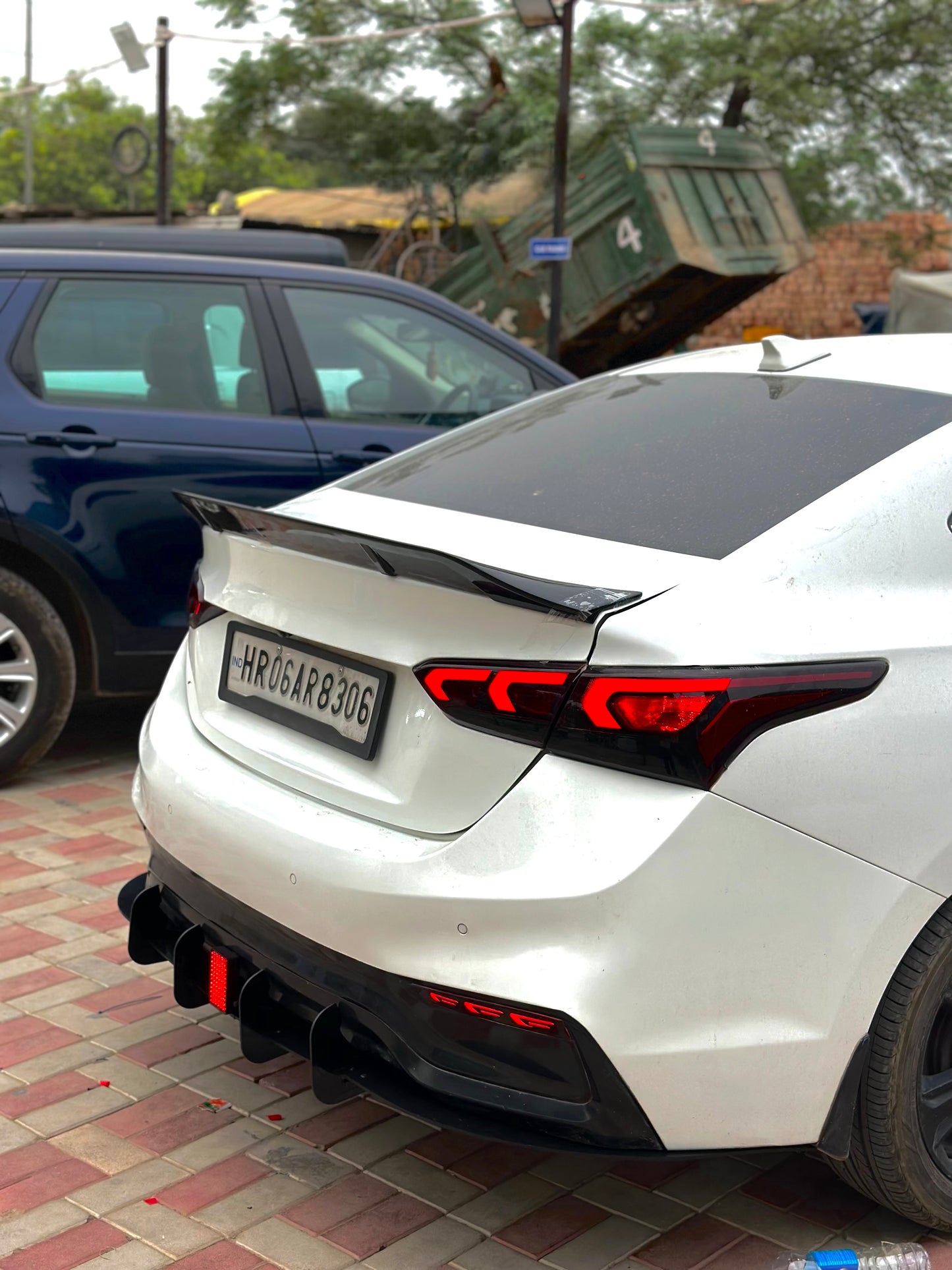 Hyundai Verna ABS Diffuser & Ductail Spoiler (2018-2022)