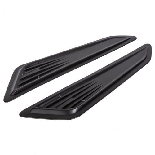 Universal SS Style Hood Vent Scoop Covers (Glossy Black)