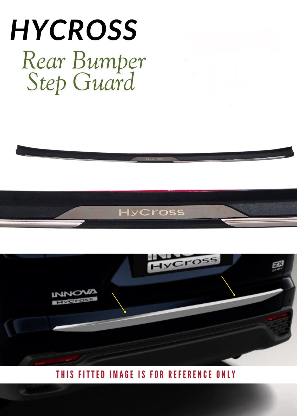 HYCROSS REAR BUMPER STEP GUARD