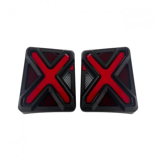 X Design Tail Lights for Mahindra Thar Roxx 2024 Onwards