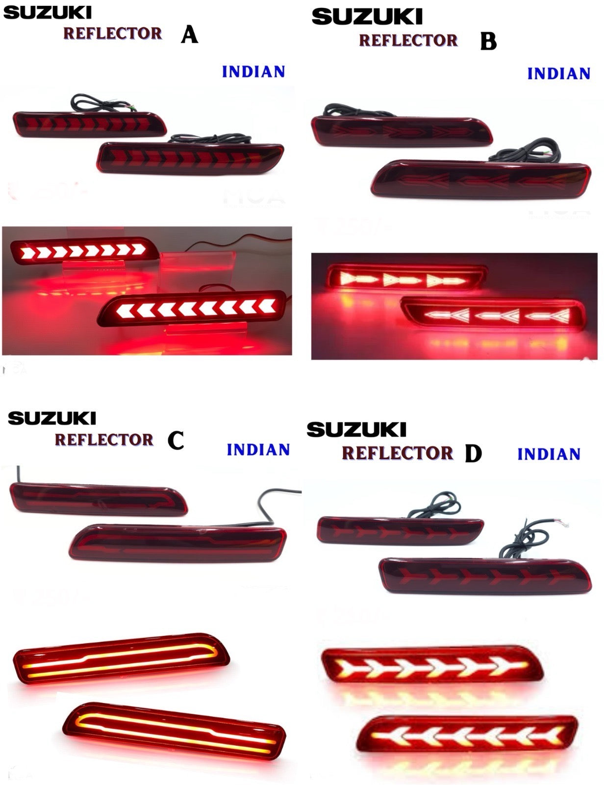 Rear Reflector Available for All Cars Matrix Function