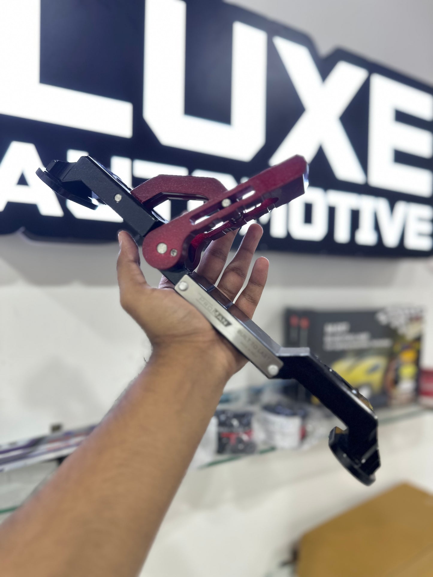 Mahindra Thar / Thar Roxx - Proman Heavy Duty Door Hinges - Red & Black (Set of 2 Door Hinges)