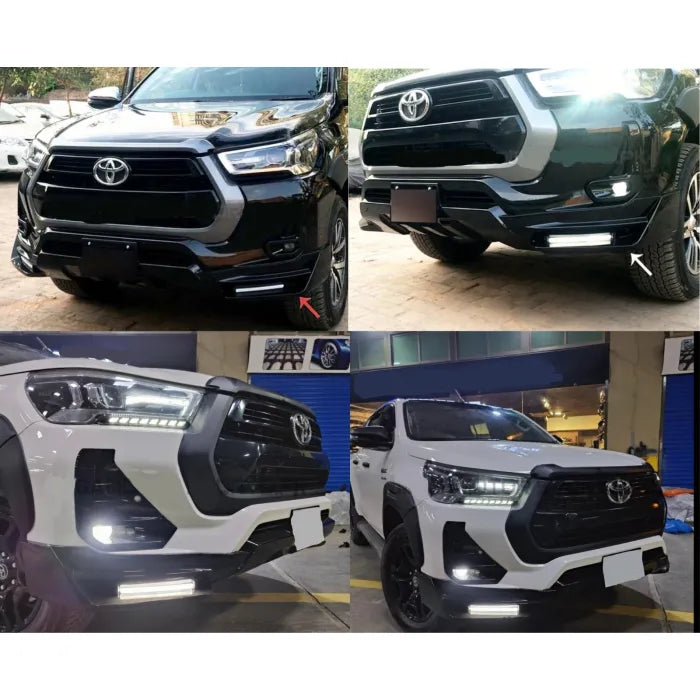 Urban Sports Skirting with DRL for Toyota Hilux 2022 Onwards