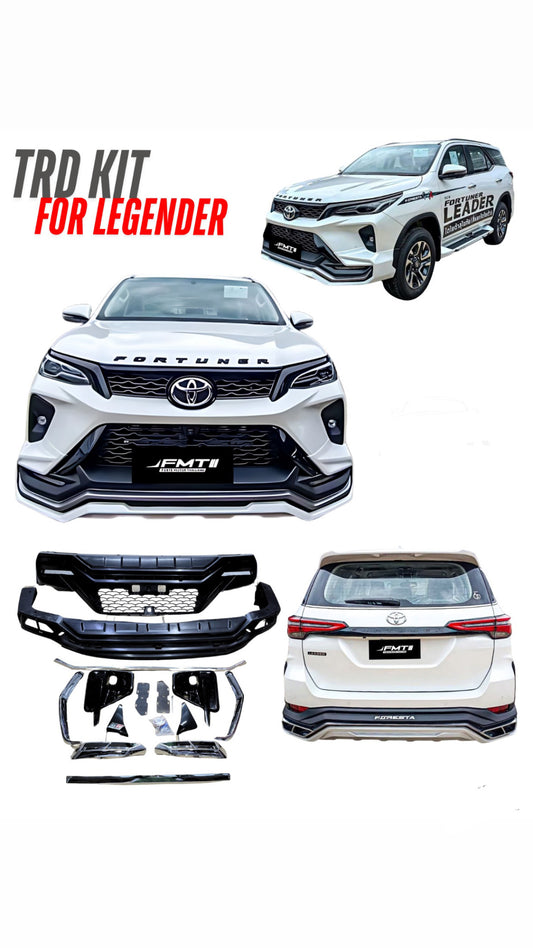 Toyota Fortuner Legender Gets A Sporty Aftermarket TRD Body Kit