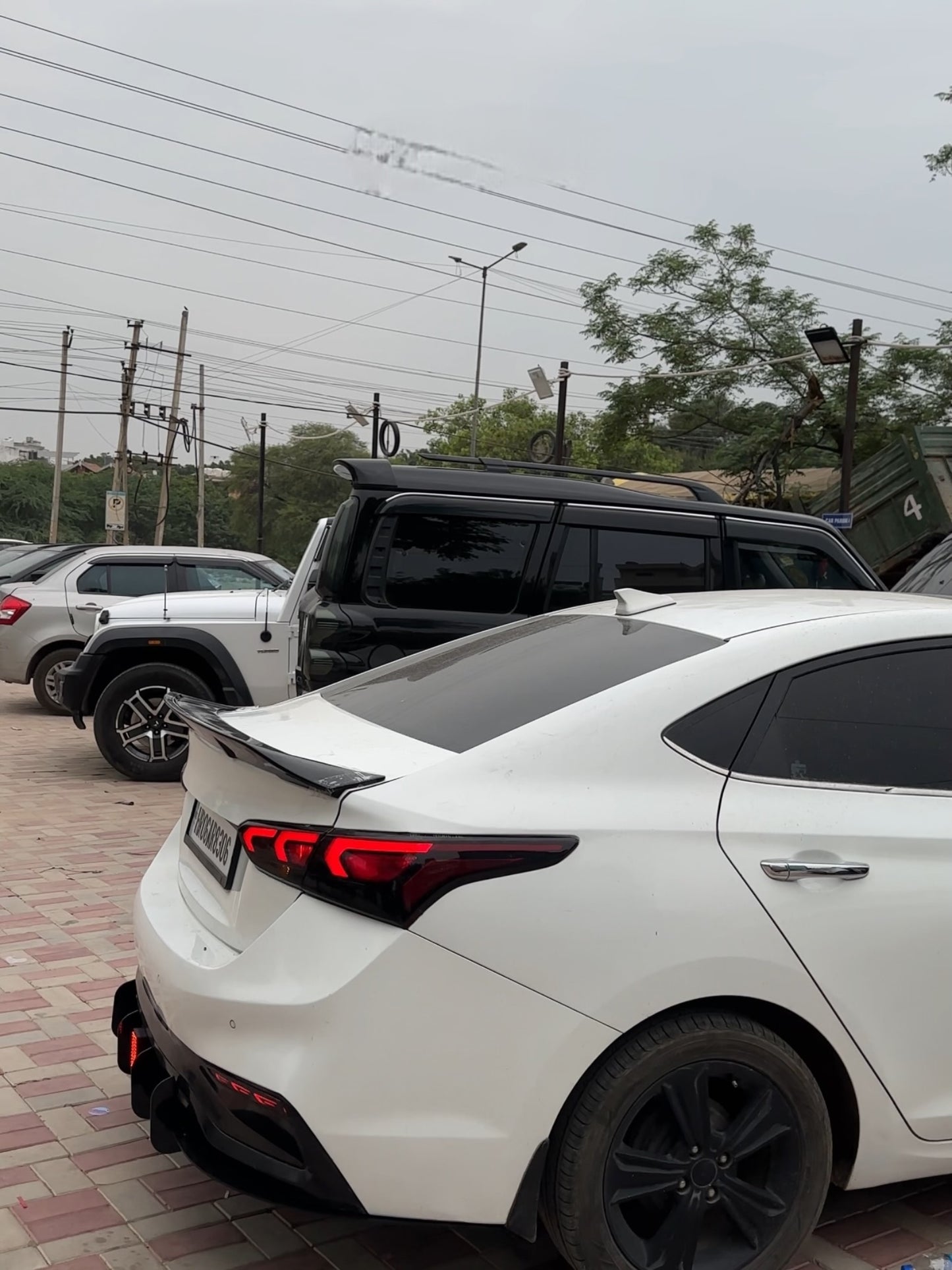 Hyundai Verna ABS Diffuser & Ductail Spoiler (2018-2022)