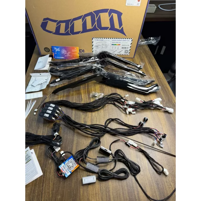 Cardi K4 OEM Ambient Lights for Toyota Innova Hycross 2023 Onwards - 17 Pieces