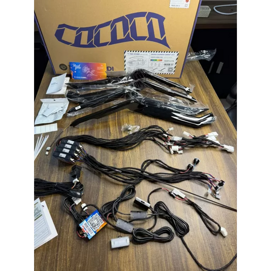 Cardi K4 OEM Ambient Lights for Toyota Innova Hycross 2023 Onwards - 17 Pieces