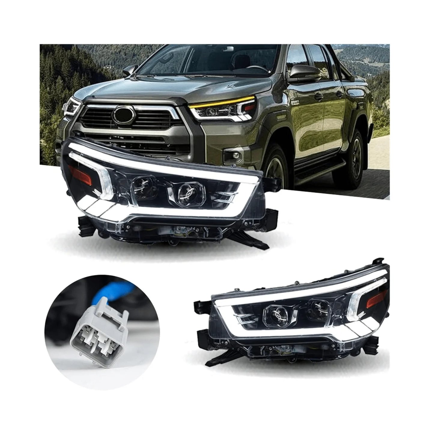 LED HEADLIGHTS FOR TOYOTA HILUX