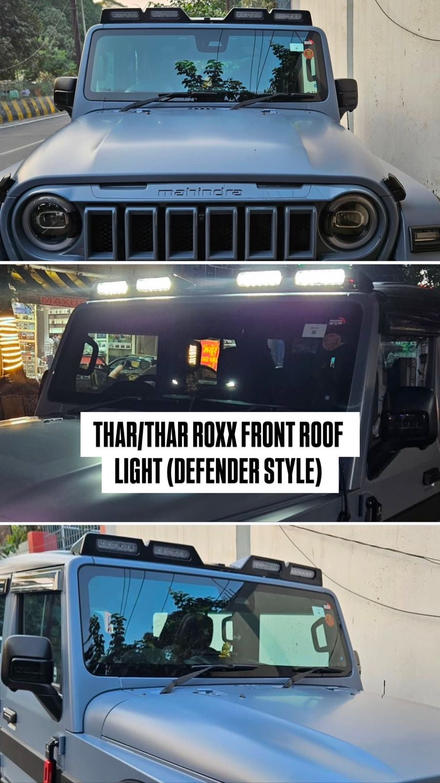 Defender Style Roof Light For Mahindra Thar Roxx 2024 Onwards – LUXE ...