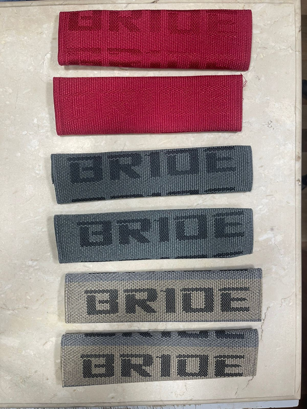 BRIDE Car Seat Belt Shoulder Pads