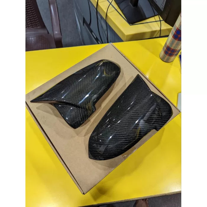BMW 5 Series F10 LCI M4 Carbon Finish Mirror Cap - Set Of 2