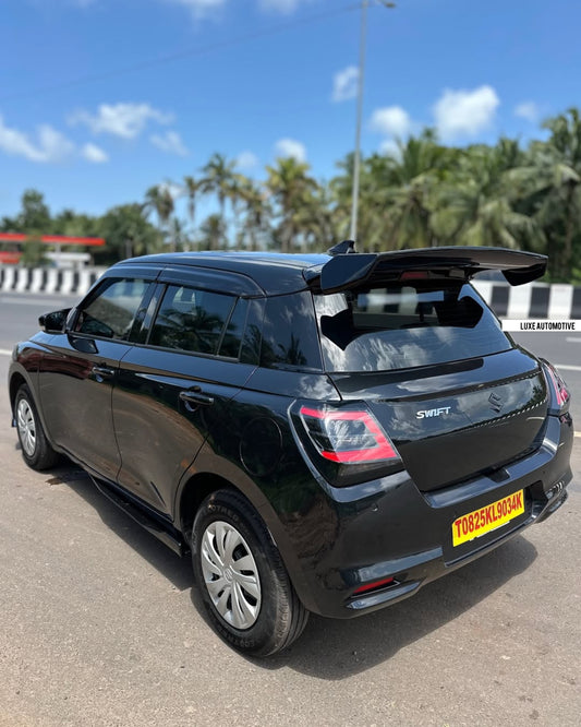 ABS MONSTER Roof Spoiler for Maruti Suzuki Swift 2023+ Color - Glossy BLACK, Drilling Required