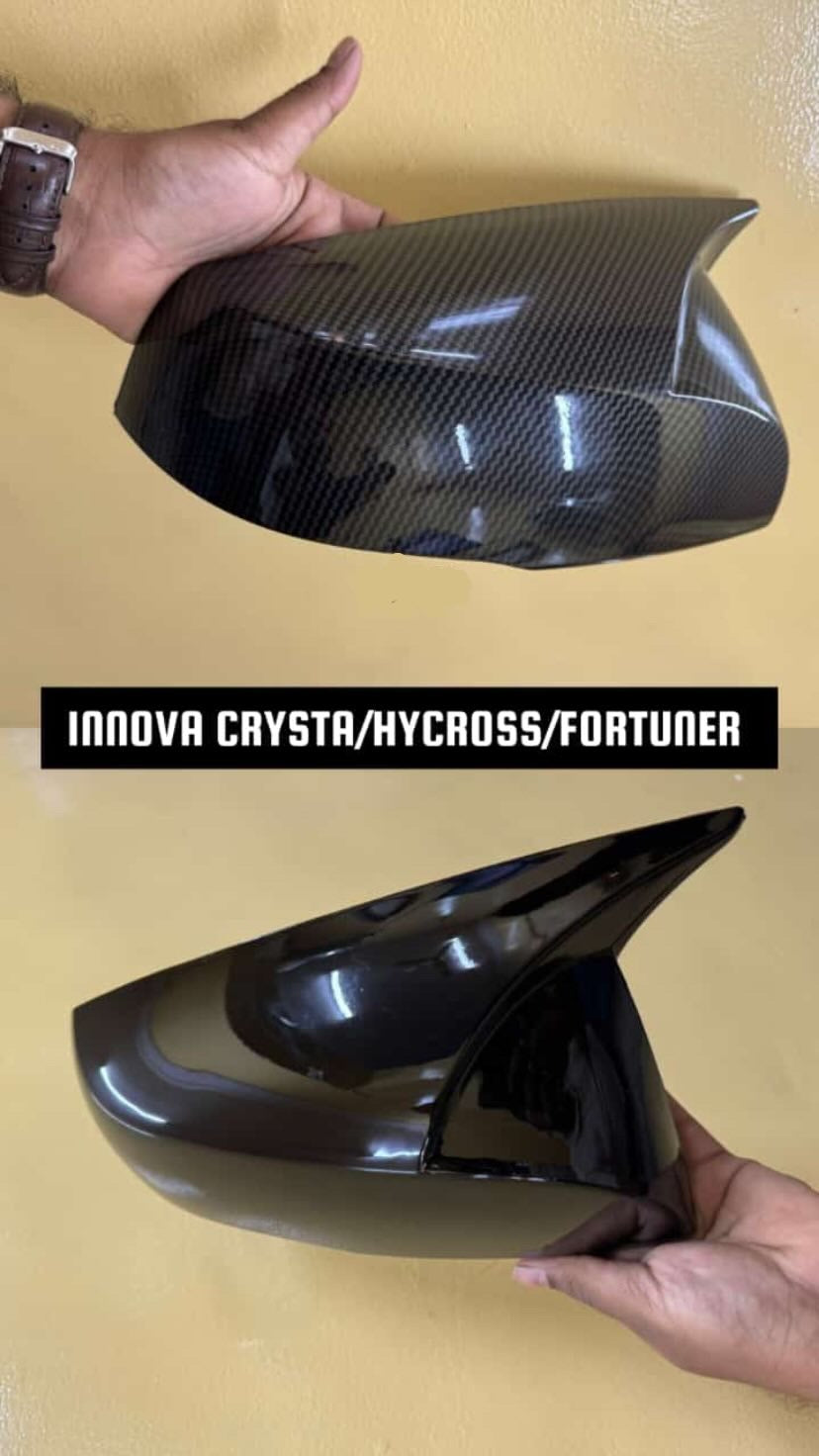 1) INNOVA CRYSTA/FORTUNER/HYCROSS BATMAN MIRROR CAPS