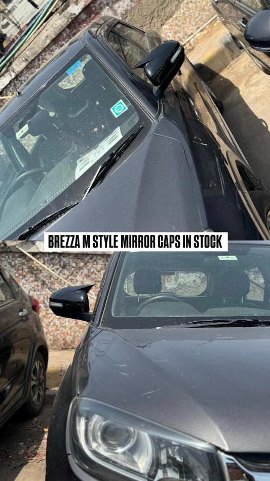 BATMAN STYLE MIRROR CAPS | SUZUKI BREZZA 2016-20