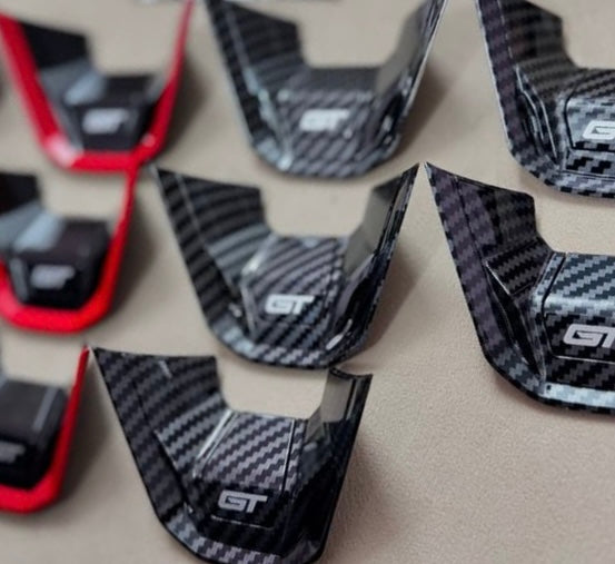 1) Virtus / Taigun Steering Wheel Trim GT Badge