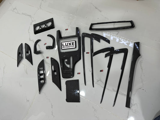 2) Toyota fortuner GR carbon fiber interior Kit