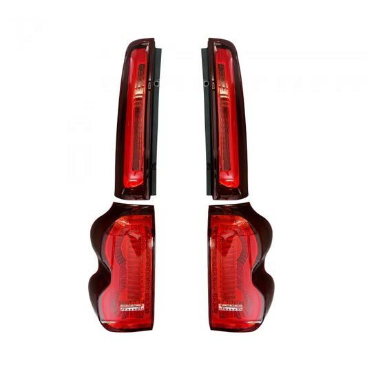 Tail Light And Pillar Light for Mahindra Scorpio 2017 Onwards - Red Glass
