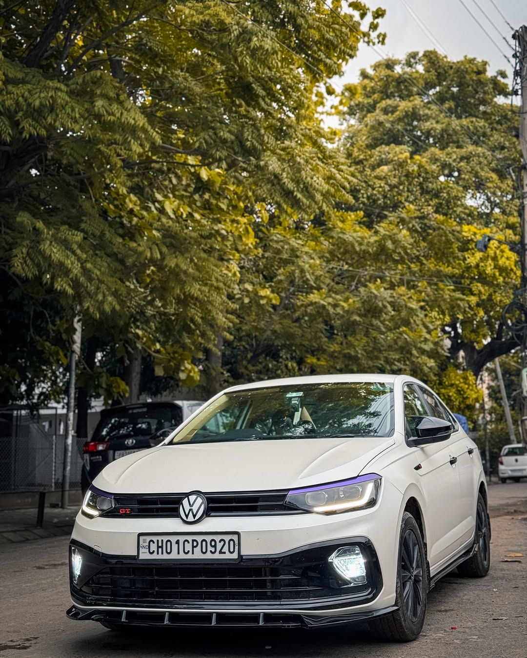 Volkswagen Virtus / Skoda Slavia 3 Piece Front + 2 Piece Side skirts