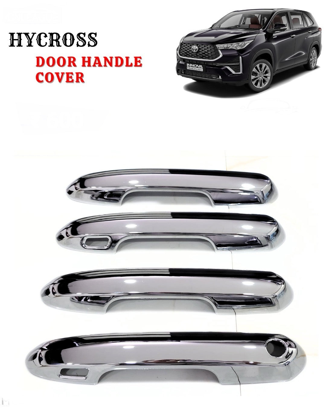 Toyota Innova Hycross Chrome Door Handles (Set of 4 Pieces)