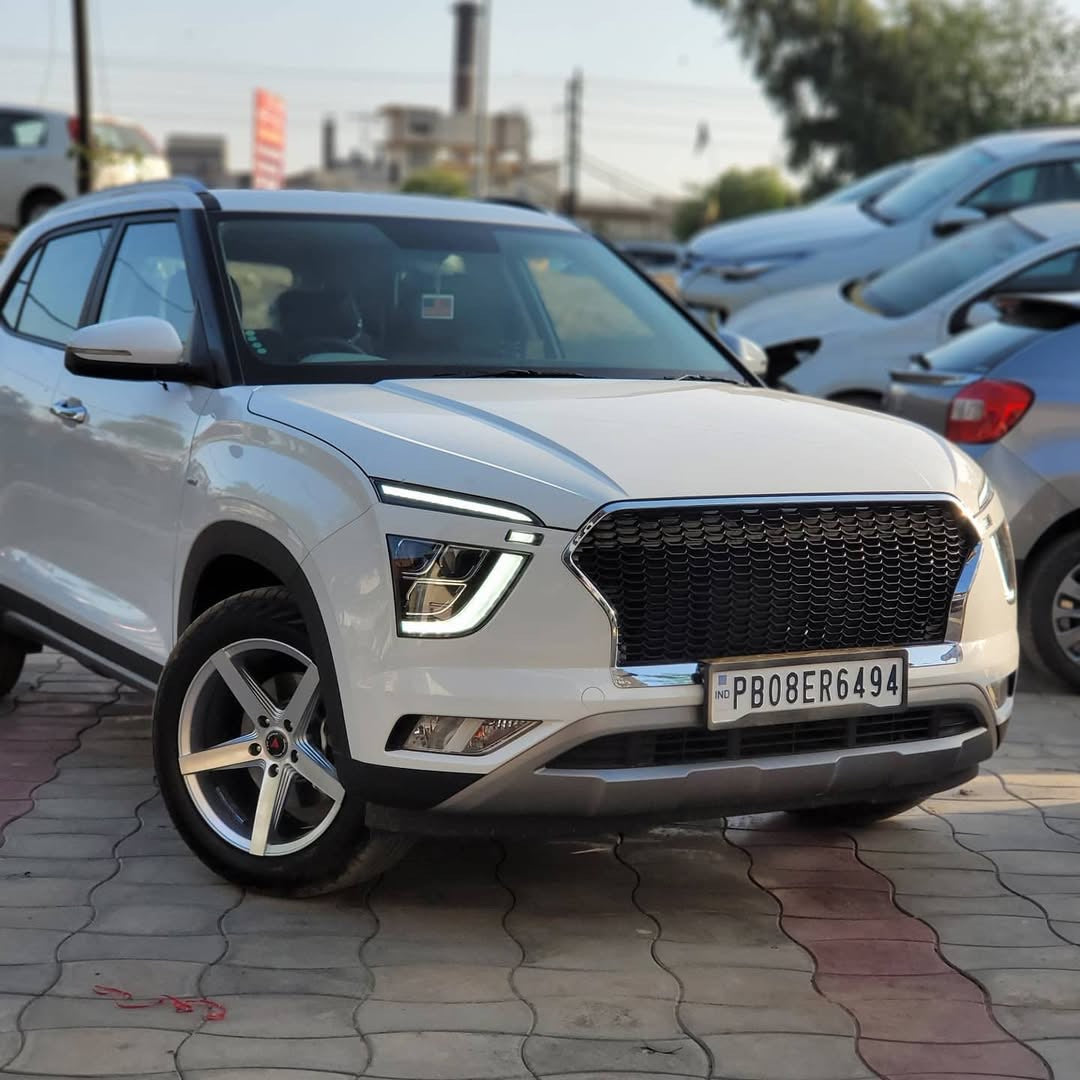 Car Front RS Grill for Hyundai Creta 2020 | Chrome & Black