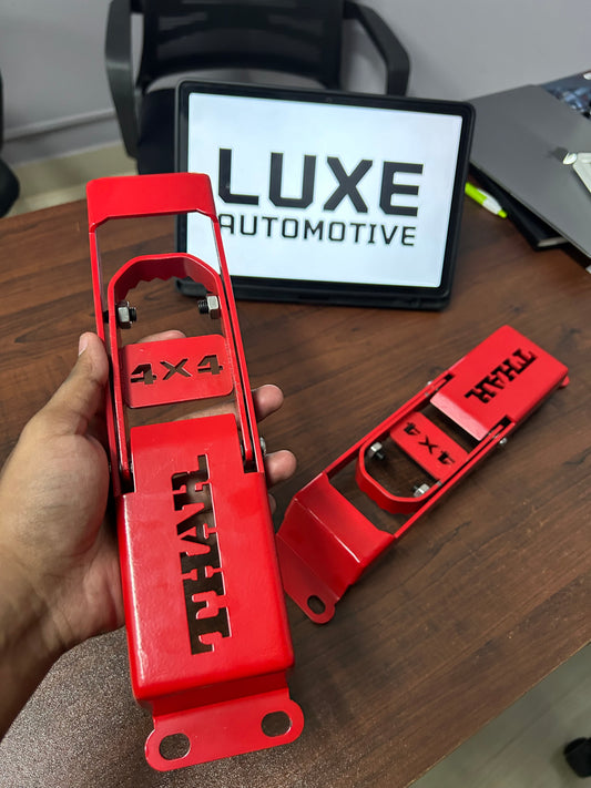 THAR Door Hinge Step with Folding Foot Pedal Compatible for Mahindra Thar Two Pieces