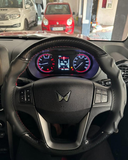 CARBON FIBRE STEERING COVER