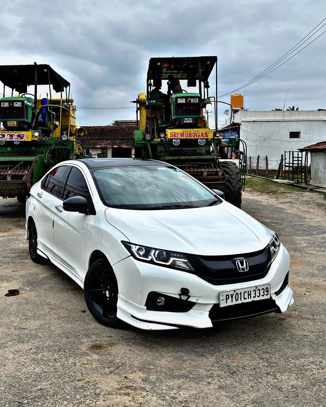 Honda City 2014-2016 BMW Style Modified Headlight with Drl and Projector Lamps