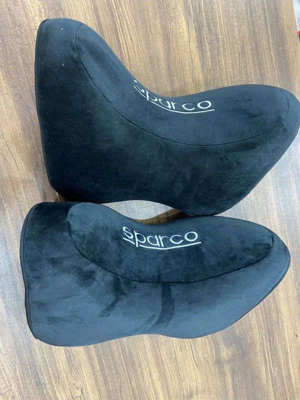 1) Sparco 2 pieces Soft Memory Foam Headrest/Neckrest