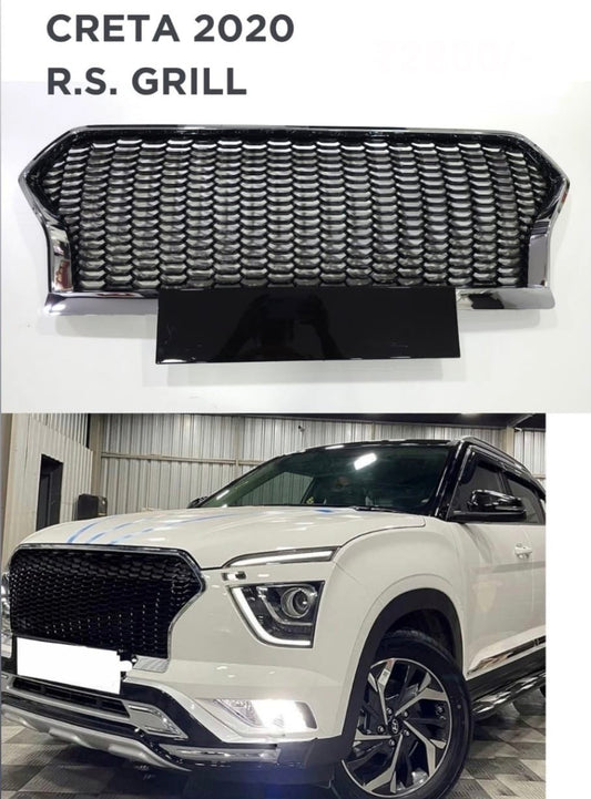 RS Style Front Grill Compatible with Creta Type 3