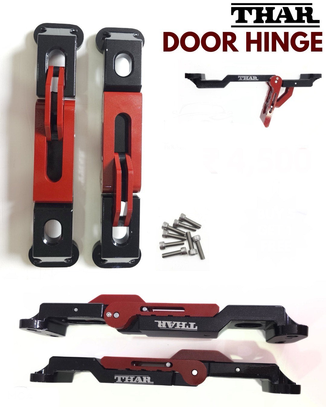 Door Step Hinge for New Mahindra Thar 2020-2024 (Set of 2 Pcs)