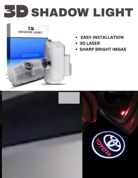 Shadow Light For Car | Plug N+ Play |Shadow/Ghost Light Projector For Car Door