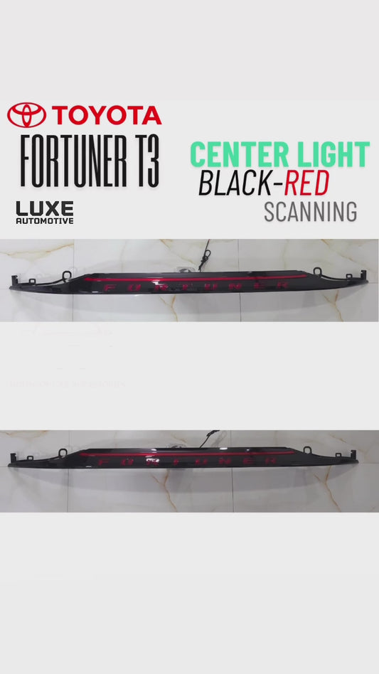 Toyota Fortuner Type 3 Rear Dicky Brake Light with Scanning and Matrix Indicator, Red
