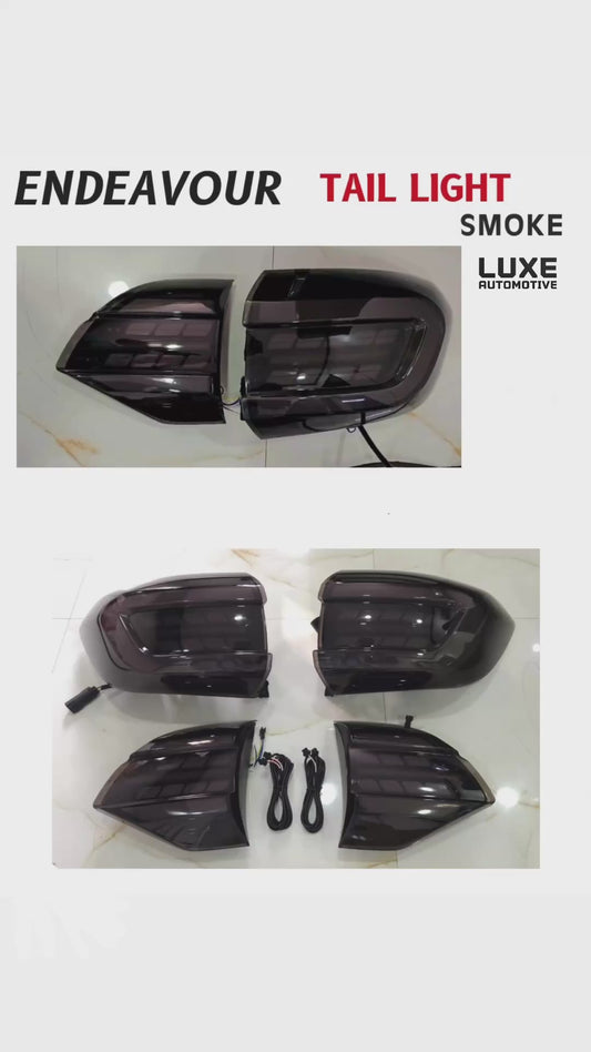 Ford New Endeavour 2015 Onwards Modified LED Tail Light With Matrix Indicator Edition (Set of 2Pcs.)