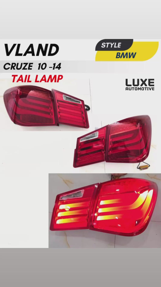 Chevrolet Cruze Tail Lights 2009-2016 Cruze LED Tail lamp light DRL Dynamic Signal Brake Reverse